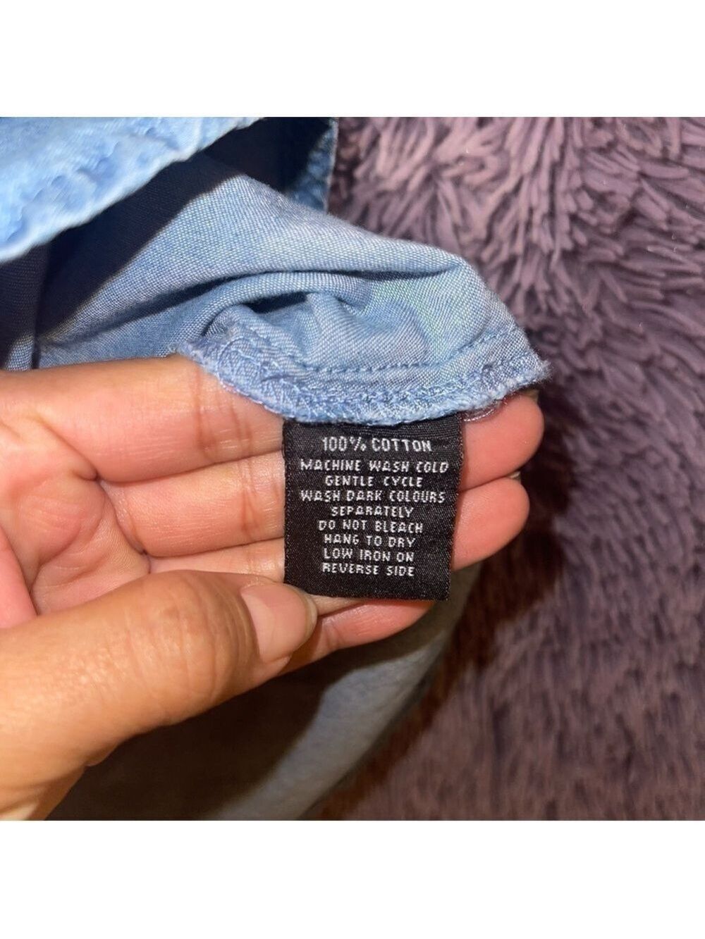 Love by Chesley NWOT Denim Off-shoulder Dress - Picture 8 of 9